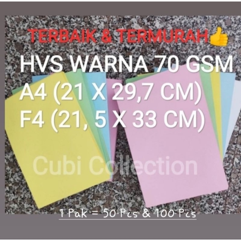 

KERTAS HVS 70 GR UKURAN FOLIO F4 & A4