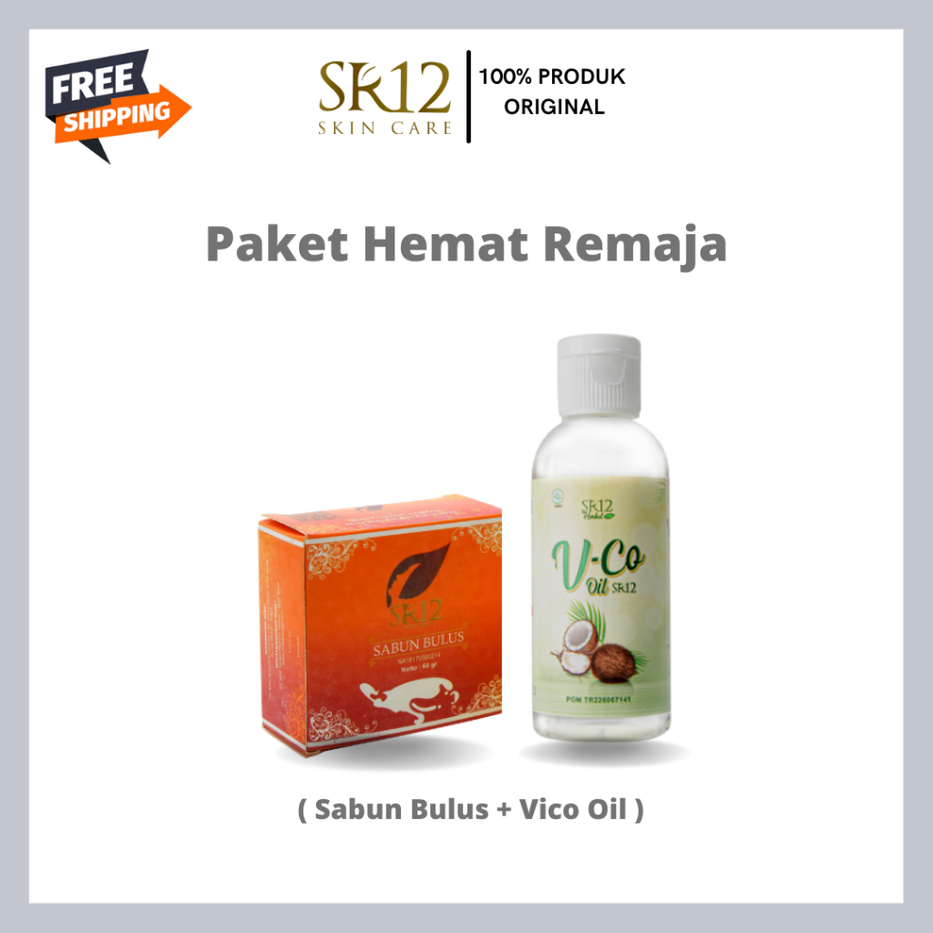 Paket Hemat Skincare Remaja SR12 - BPOM / Paket Skincare Pelajar / Skincare Dasar Pelajar SR12 - Pak