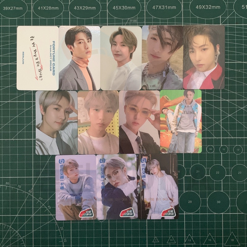 [Ready Stock] Photocard Renjun Resonance Part 2 P1 P2 Arrival Hot Sauce Jewel Case AR Clip NCT Dream