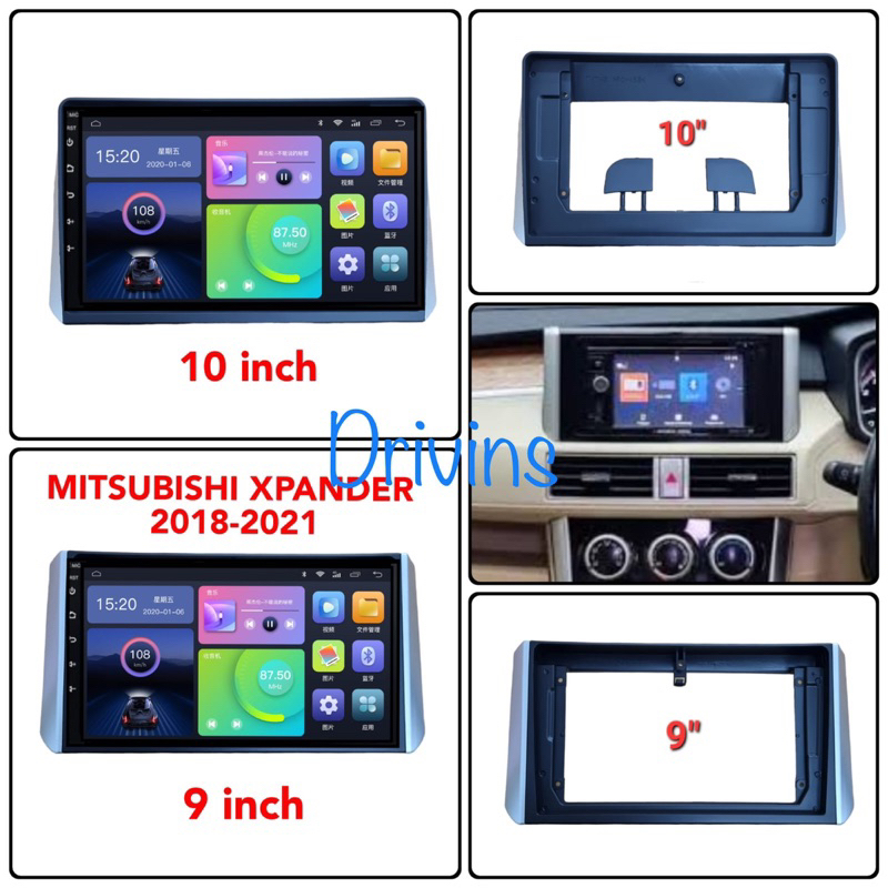 FRAME HEAD UNIT ANDROID XPANDER / NEW LIVINA 10” INCH