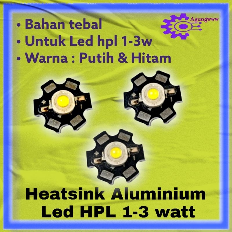 heatsink pendingin led hpl 1w -3w