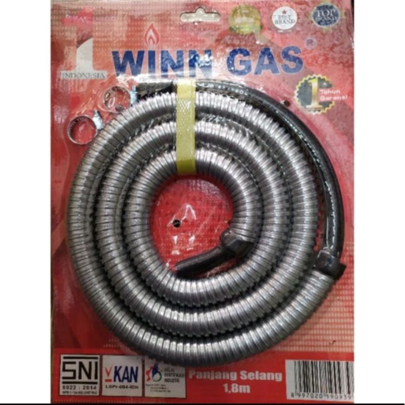 WINN GAS Selang Spiral LPG Elpiji Premium Termurah