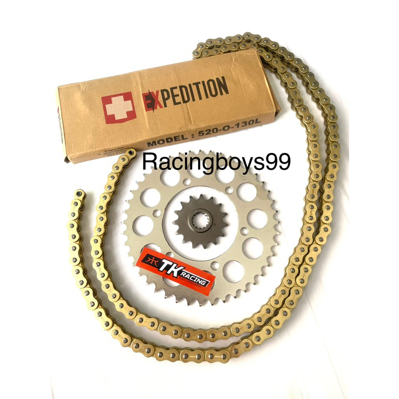 Gear set ninja 250 Karbu Ninja 250 Fi Z250 TK set Rantai Expedition O Ring