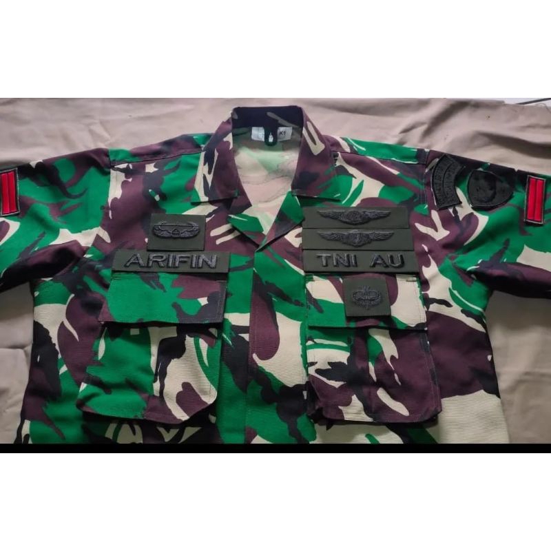 SERAGAM PDL VELBED TNI,PAKE PURING DAN TIDAK PAKE PURING PDL TNI AD,TNI AL,TNI AU,TNI KC,SERITEX,BAJ