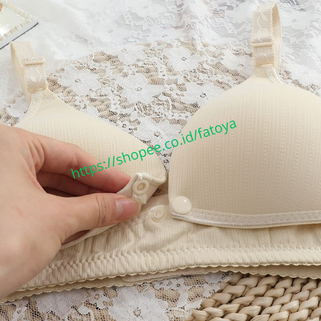 Bra BH Menyusui Busa Tanpa Kawat Bukaan Depan