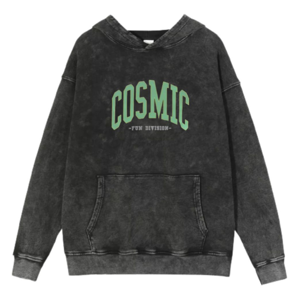 SWEATER HOODIE LOCAL BRAND BLACK WASHING