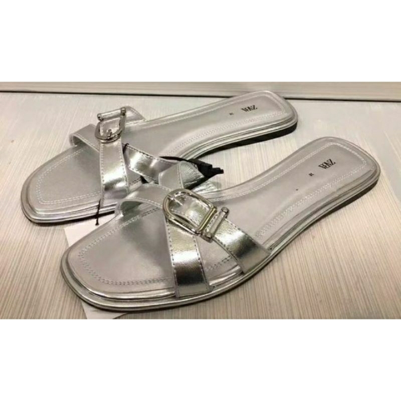 SALE/JASTIP SANDAL WANITA FLAT ZARA/SANDAL ZARA