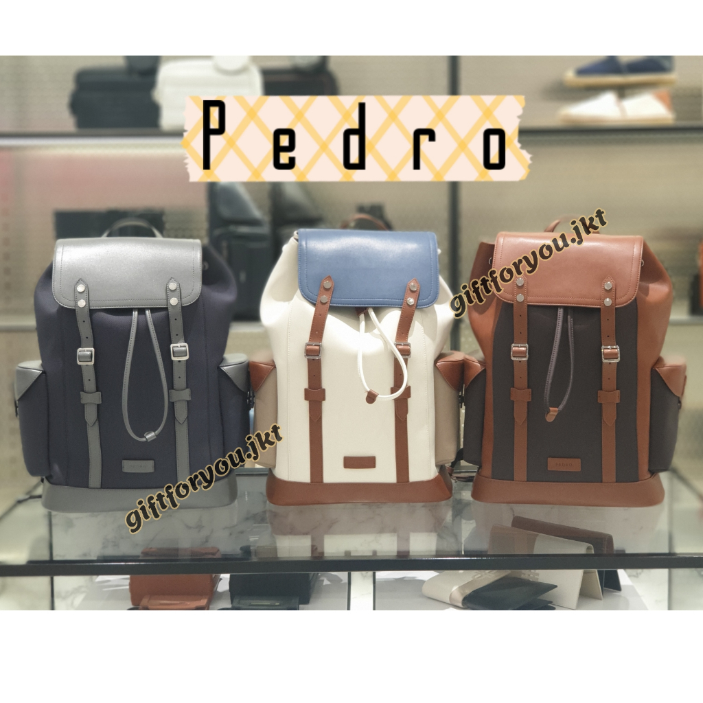 Tas Ransel Pedro Classic Jones Backpack Pria Original Man Backpack Bag Laki Laki Cowok Klasik