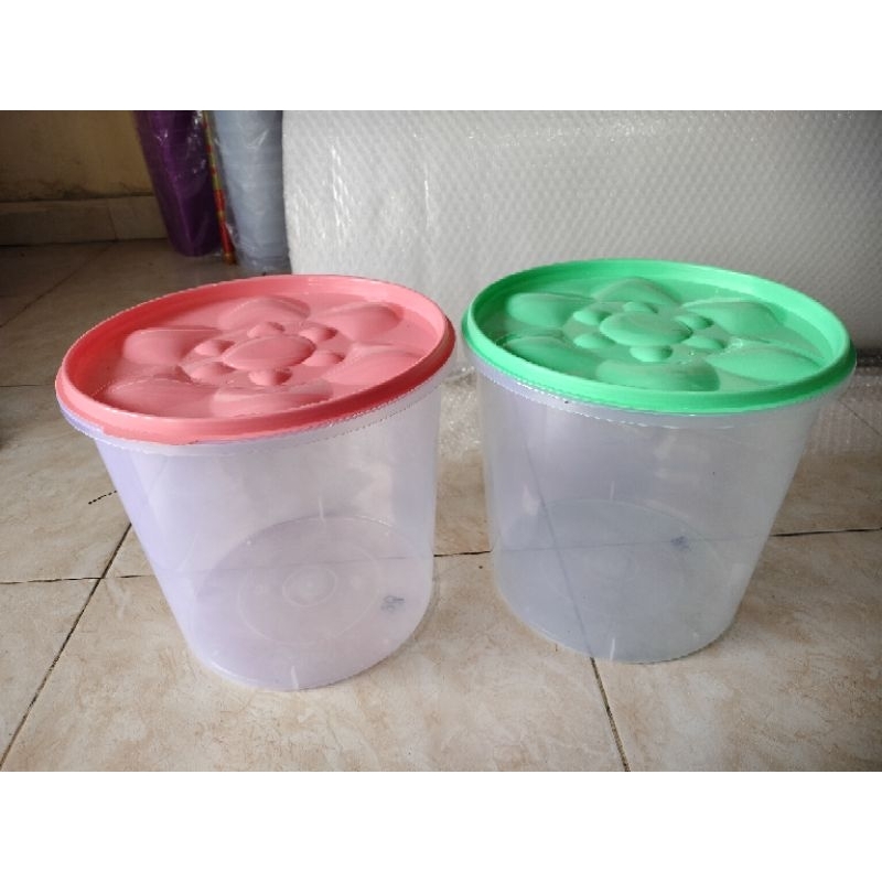 Toples Kerupuk  UK 10 Liter Tutup Rapat Tebal Anti Pecah