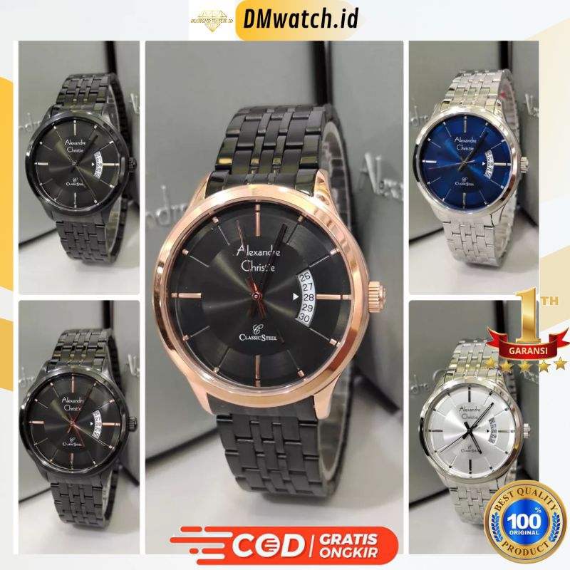 Jam Pria Alexandre Christie AC8678 AC 8678 Original Garansi Resmi Alexander Christie 1 Tahun