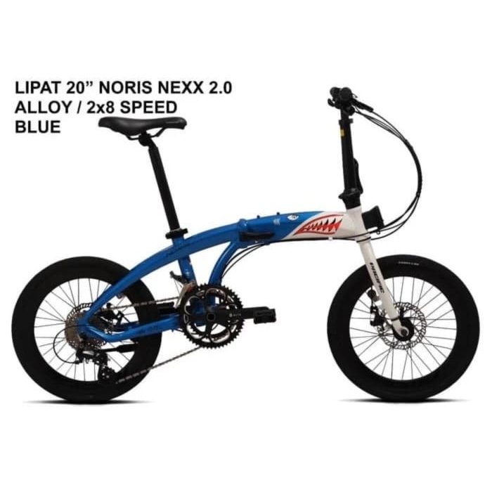 Sepeda Lipat Folding Bike Pacific Noris Nexx 2.0 ukuran 20"