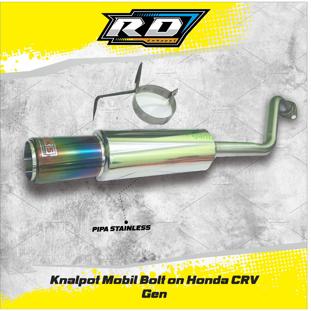 Knalpot Mobil Bolt on Honda CRV Gen2