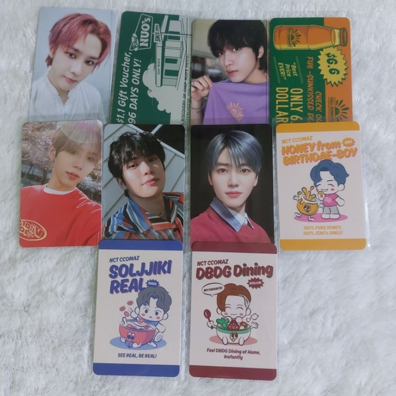 OFFICIAL PC PHOTOCARD NCT WAYV TRADING CARD TC CCOMAZ ROUND 2 KUN HAECHAN JAEHYUN JAEMIN SHOTAROO MA