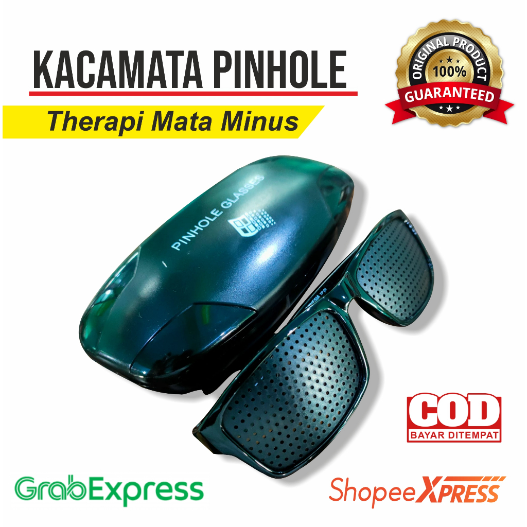 KACAMATA PINHOLE Terapi Mata Minus [Bisa COD]