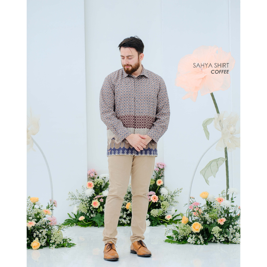 Mayoutfit Peony Set Series Coffee | Sarimbit Lebaran Baju Muslim Raya Keluarga-2