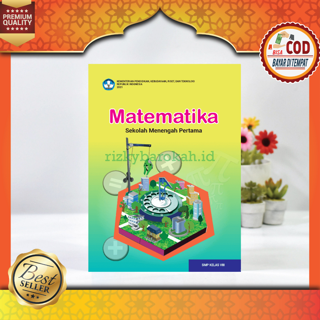 Buku Pelajaran Siswa SMP MTS Kelas 8 VIII Mata Pelajaran Mapel Matematika MTK Kurikulum Merdeka Kuri