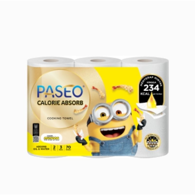 tisue dapur tisu paseo kitchen towel isi 3 roll