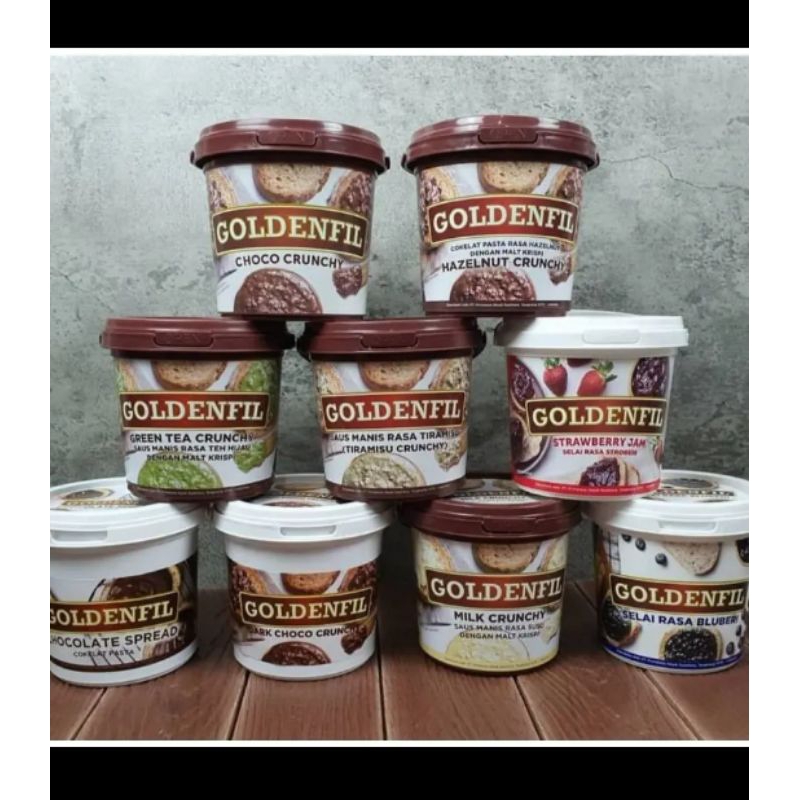

GOLDENFIL Dark Choco Crunchy 1kg / Goldenfil Coklat Crunchy