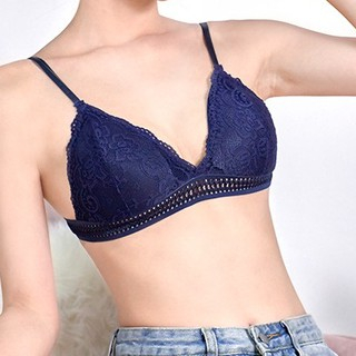 YOOMEI Bra Wanita Tanpa Kawat Bahan Halus Pakaian Dalam bralette Push Up Elastis Sexy