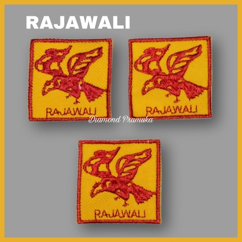 Tanda regu pramuka putra bordir rajawali Bet bordir tanda regu rajawali