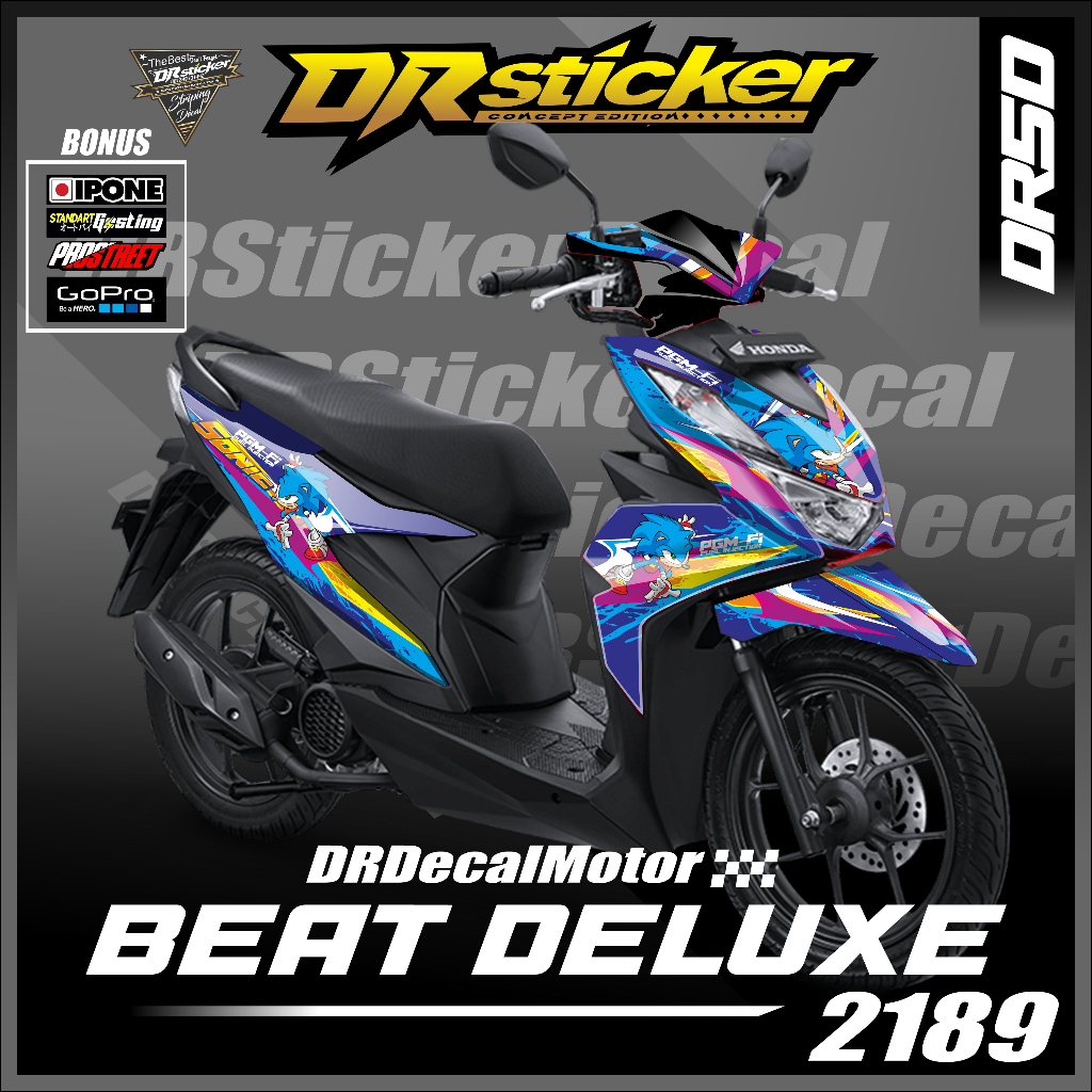 Decal Beat Deluxe 2020/2021/2022 - Stiker Beat Deluxe 2020/2021/2022 - Dekal Beat Deluxe 2020/2021/2