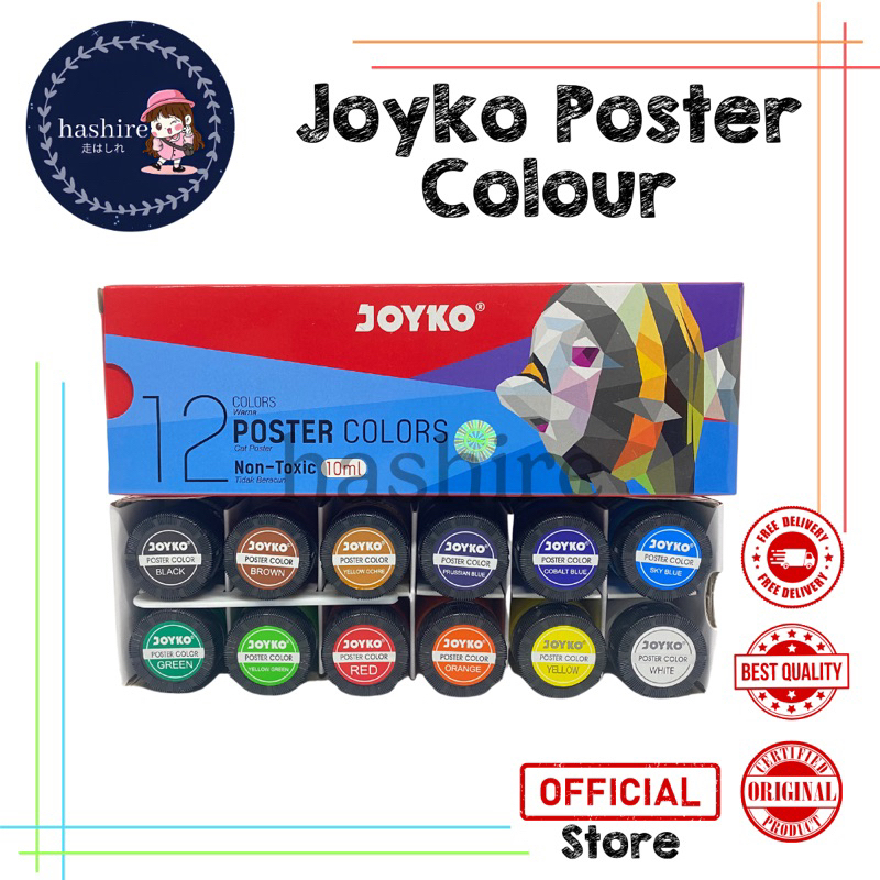 

RB Cat Poster Poster Color Joyko POC 12 Warna