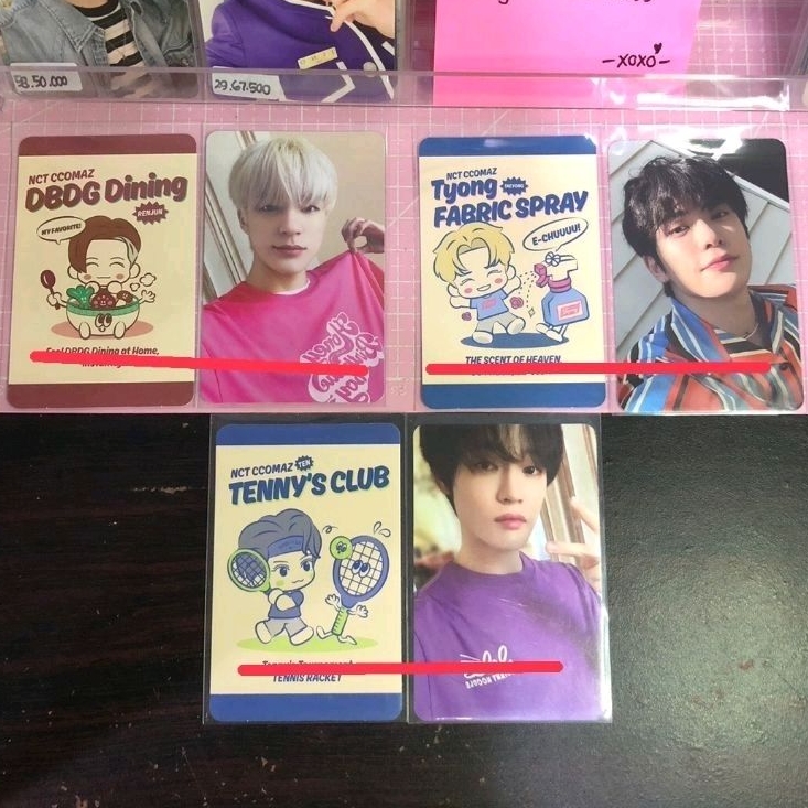 READY STOCK PHOTOCARD CCOMAZ GREEN ORANGE JENO JAEHYUN CHENLE