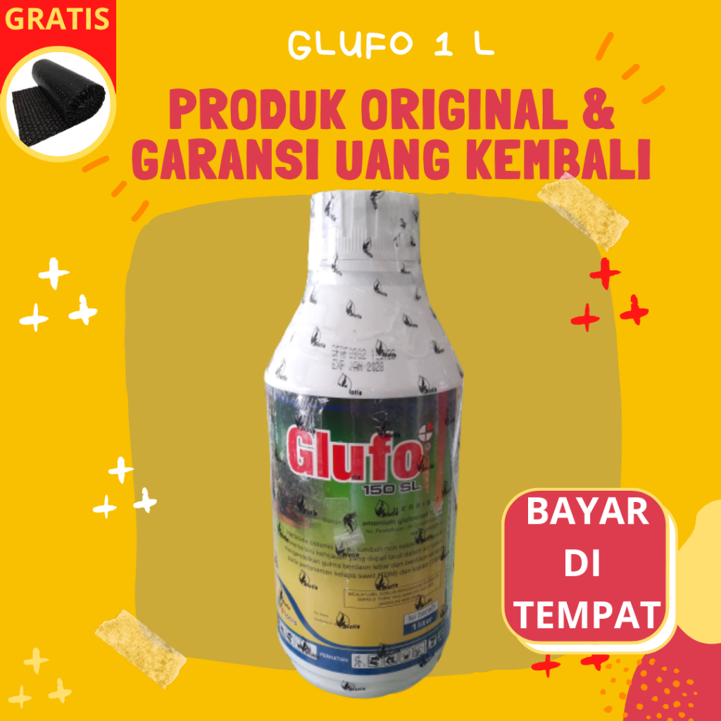 Herbisida Racun Sistemik Rumput Liar Lulangan Belulang GLUFO 150 SL