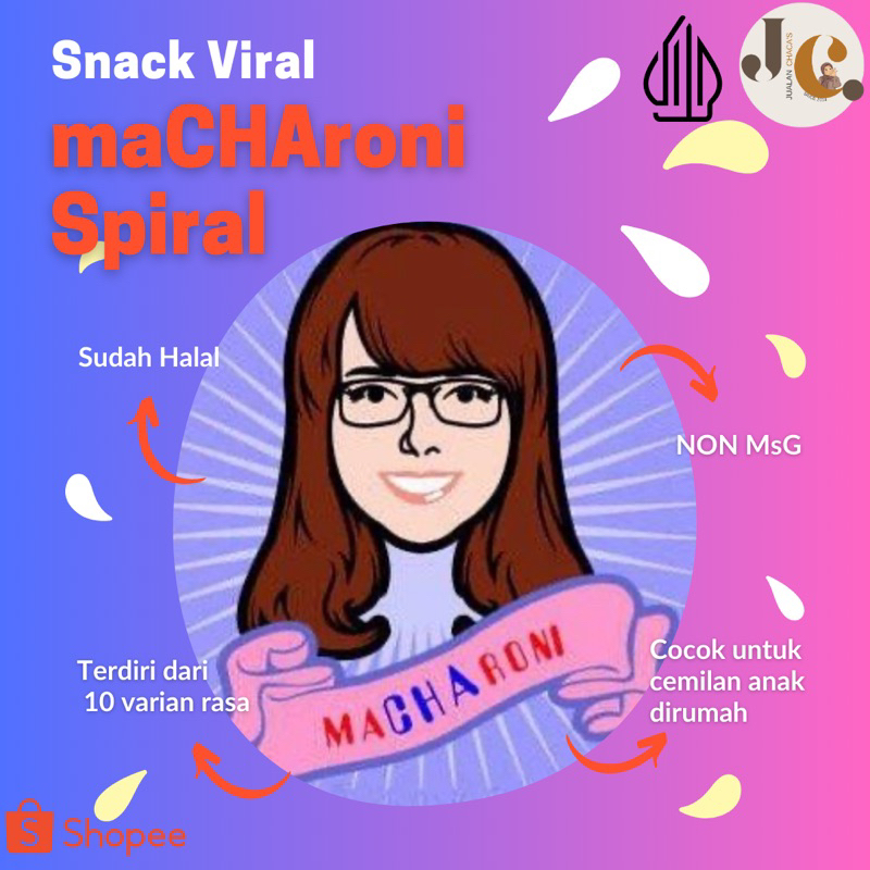 

maCHAroni Spiral kemasan ekonomis