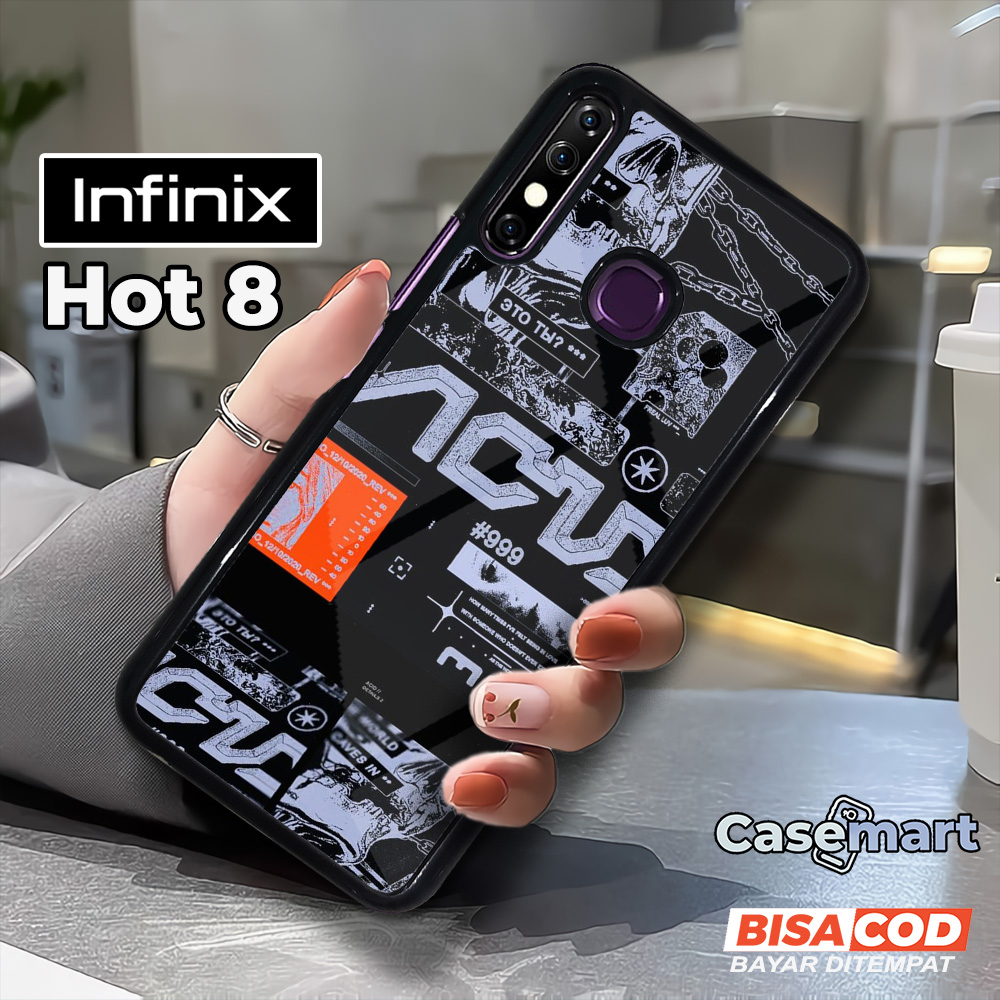 Case INFINIX HOT 8 Casing INFINIX HOT 8 Casemart [JPNR] Case Glossy Case Aesthetic Custom Case Anime