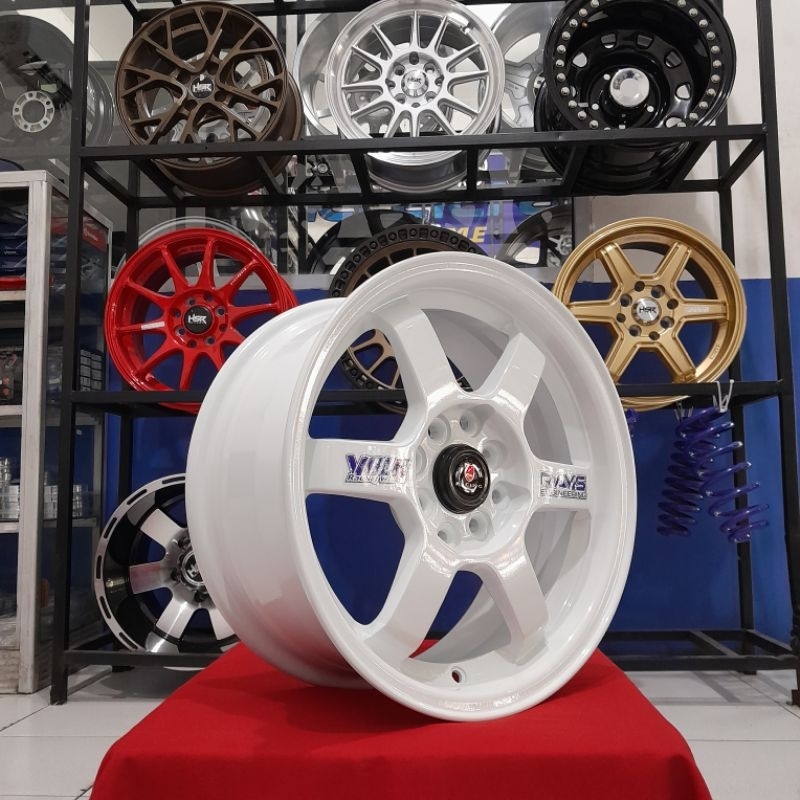 Velg Terlaris TL Te37 Ring 15 Double Pcd Karimun Sigra Ayla Avanza Xenia Mobilio Dll