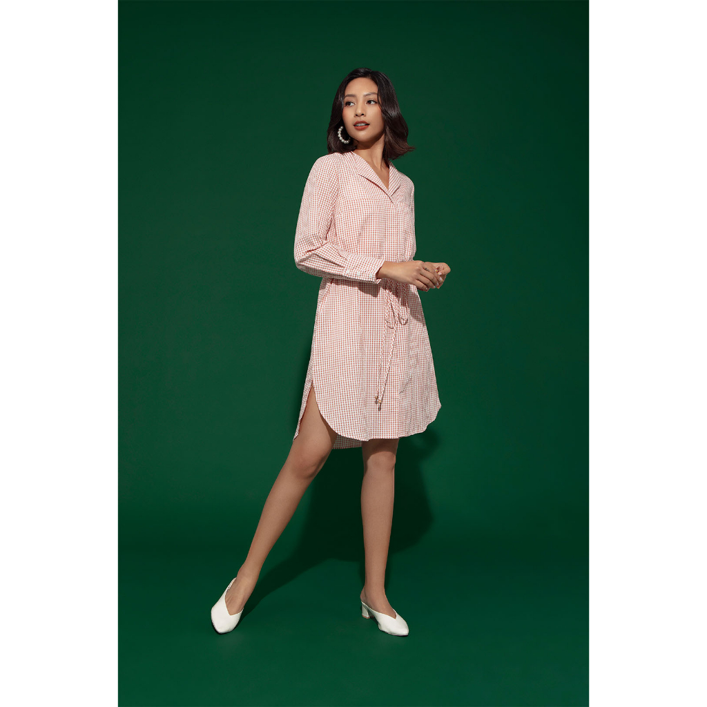 Minimal Weekend Dress Wanita Pink