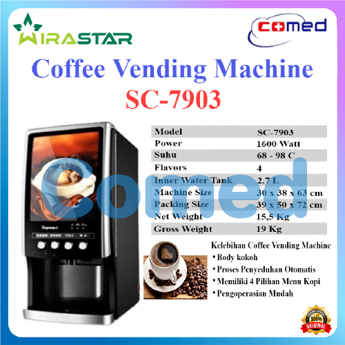 Mesin Kopi Otomatis / Mesin Dispenser Pembuat Minuman Mix Kopi Otomatis / Mesin Pembuat Kopi Otomati