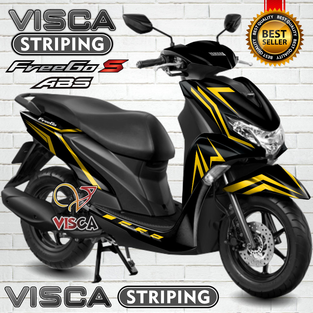 Decal FREEGO - Stiker FREEGO - Dekal FREEGO Full Body - Striping FREEGO Variasi - Decal Hologram FRE