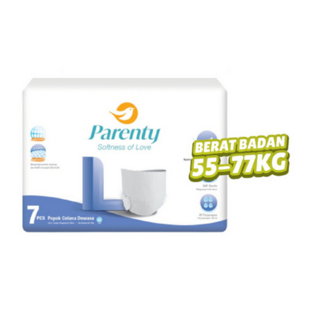 PARENTY POPOK DEWASA CELANA ADULT DIAPERS L 7 PANTS DIAPERS