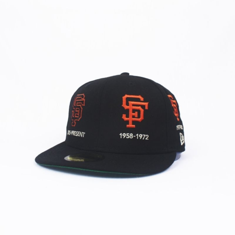 Topi Snapback New Era 59Fifty San Francisco Black 7⅝ Second Murah Original