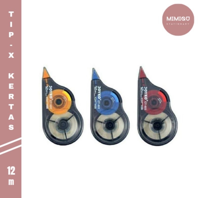 

Tip X Kertas Correction Tape Joyko 12 m