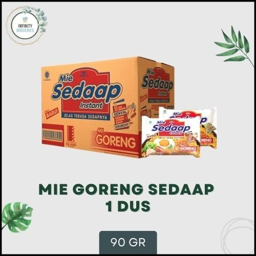 

MIE GORENG SEDAAP 90 GRAM 1 DUS MURAH !!