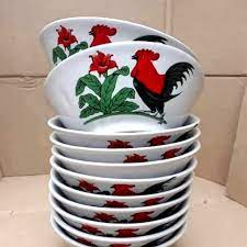 Mangkok Keramik Ayam Jago