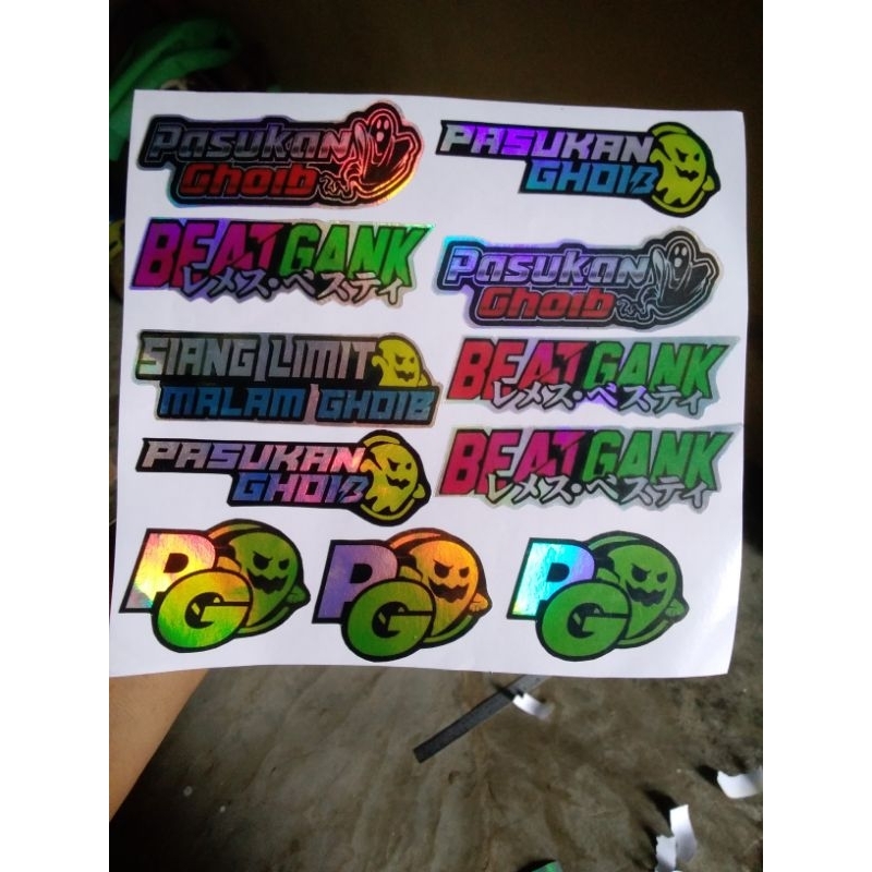 

sticker hologram harga 2pcs 15ribu