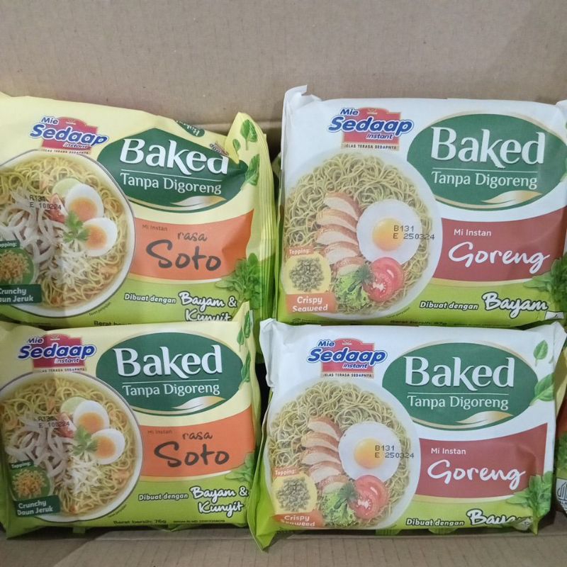 

MIE SEDAP BAKED