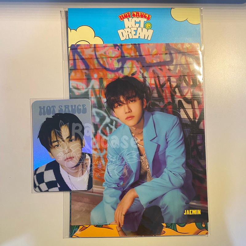 Jaemin Holo Standee Photocard PC Hologram Hot Sauce NCT Dream