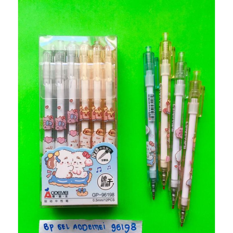 

(12PC)BOLPOIN GEL AODEMEI CETREK