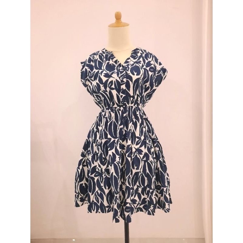 PRELOVED Mini Dress MOTIF | Dress korea simple elegan