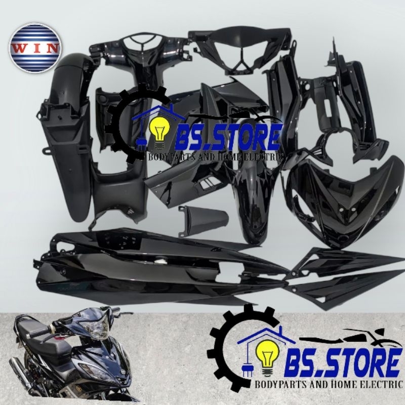 KOMPLIT SET FULL BODY YAMAHA JUPITER MX OLD KOPLING HITAM |   FULL BODY YAMAHA JUPITER MX KOPLING | 