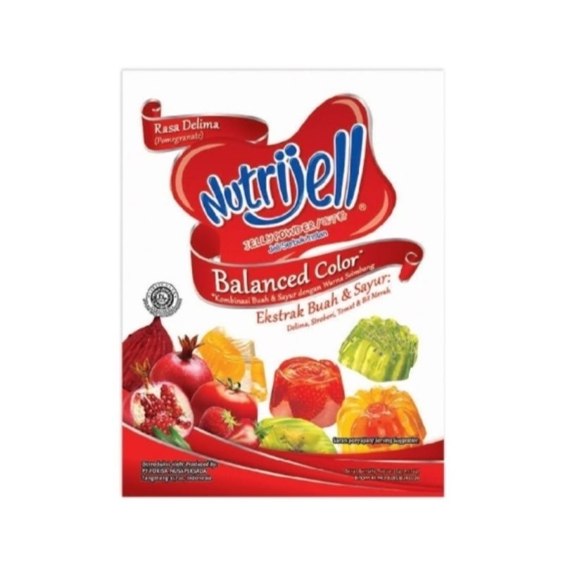 

° Nutrijell Balanced Color Rasa Delima 15gr