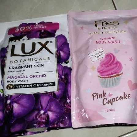 BODY WASH LUX / FRES SABUN CAIR REFILL KEMASAN 450ML