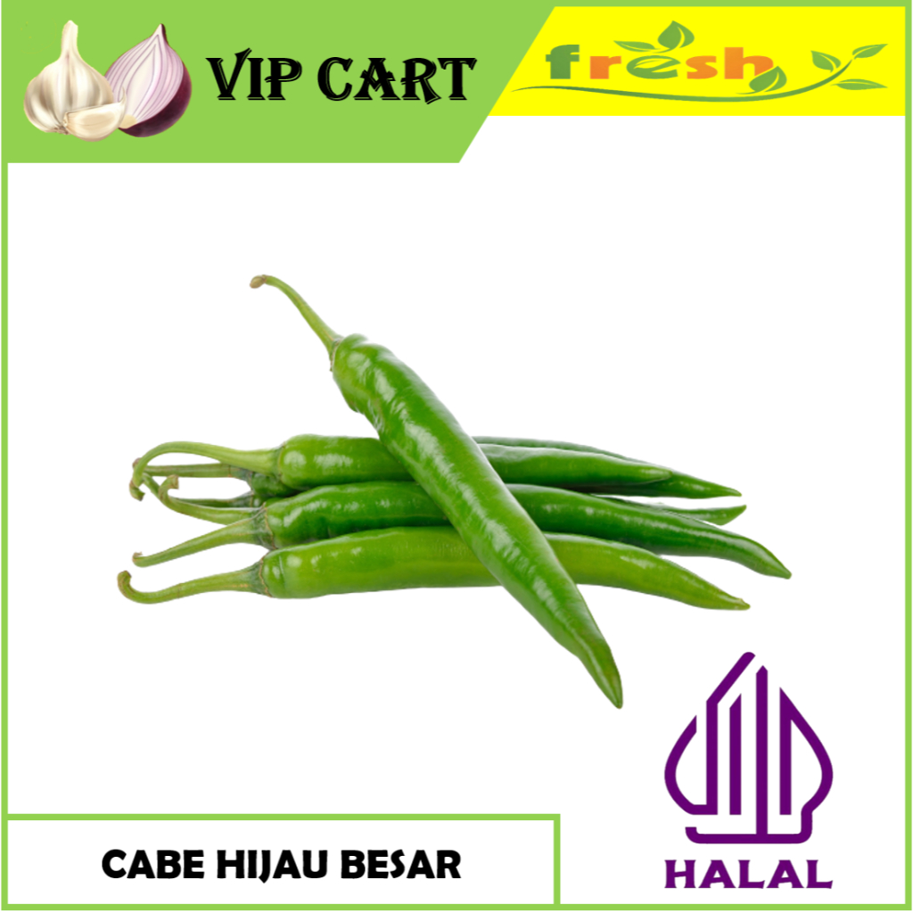 

SAYUR SEGAR SERBA 5RB - CABE HIJAU BESAR