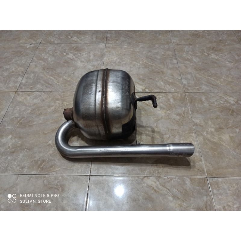 Knalpot Standar Toyota Yaris Bakpao gen 1 original