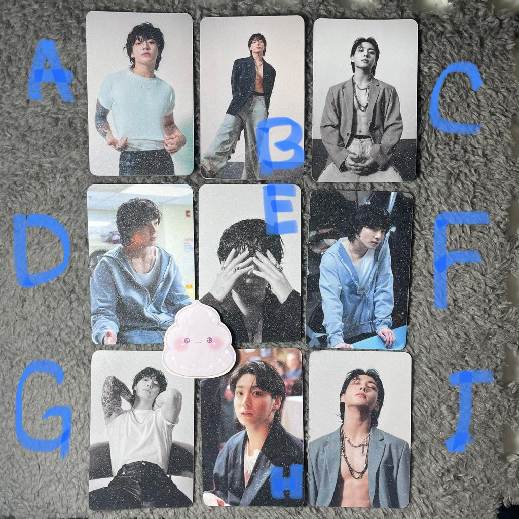 PC Photocard Glitter JK Jungkook Seven Fanmade